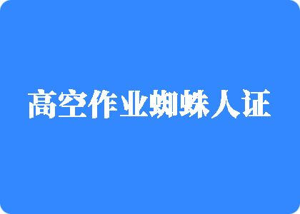 骚货被操网站高空作业蜘蛛人证